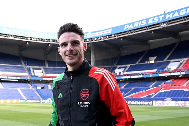 Declan Rice makes Arsenal vs PSG prediction as star slaps down Gunners criticism