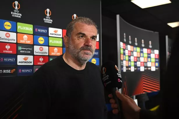 Tottenham boss Ange Postecoglou dismisses Man Utd question over Europa League final