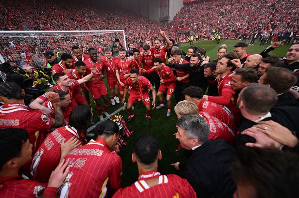 Liverpool star confirms plan to leave during on-field Premier League title celebrations