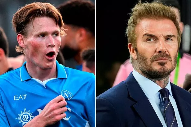 David Beckham makes it perfectly clear what he thinks of Man Utd selling Scott McTominay