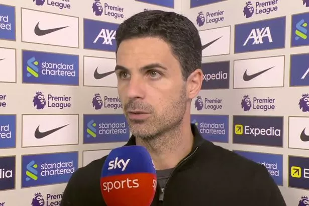 Mikel Arteta fumes at Arsenal players in awkward interview after Liverpool draw