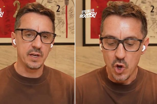 Gary Neville tells ChatGPT ‘you muppet’ as he seeks definitive answers on Man Utd and Liverpool