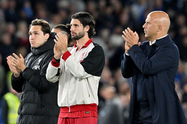 Arne Slot’s three-word Liverpool fell to a 3-2 defeat at Brighton on Monday night, despite the champions twice taking the lead on the south coast as the Seagulls kept up their hopes for European qualification of Liverpool’s defeat to Brighton speaks volumes