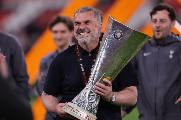 Ange Postecoglou looks completely unrecognisable as skinny footballer in playing days