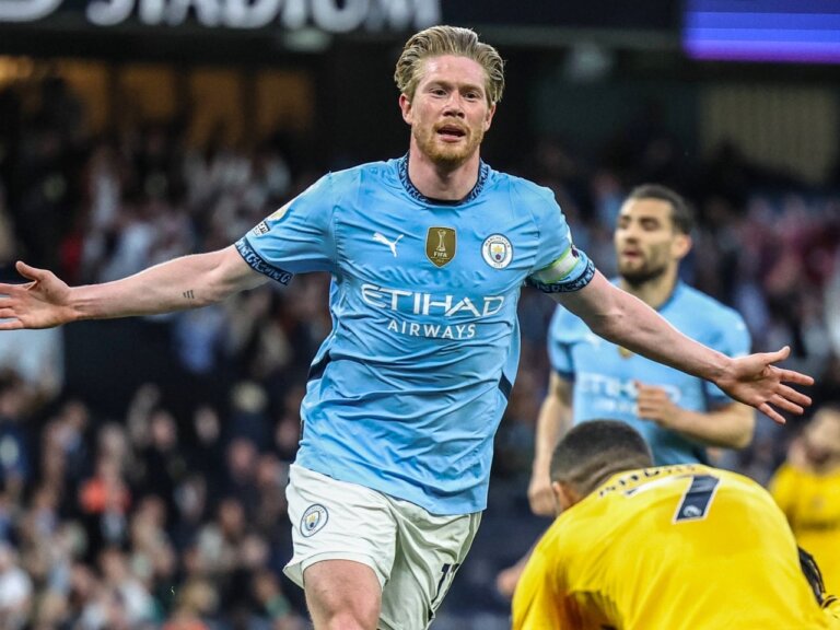 Man City 1-0 Wolves: Highlights, man of the match, stats as De Bruyne, Doku inspire Pep Guardiola’s side to crucial win