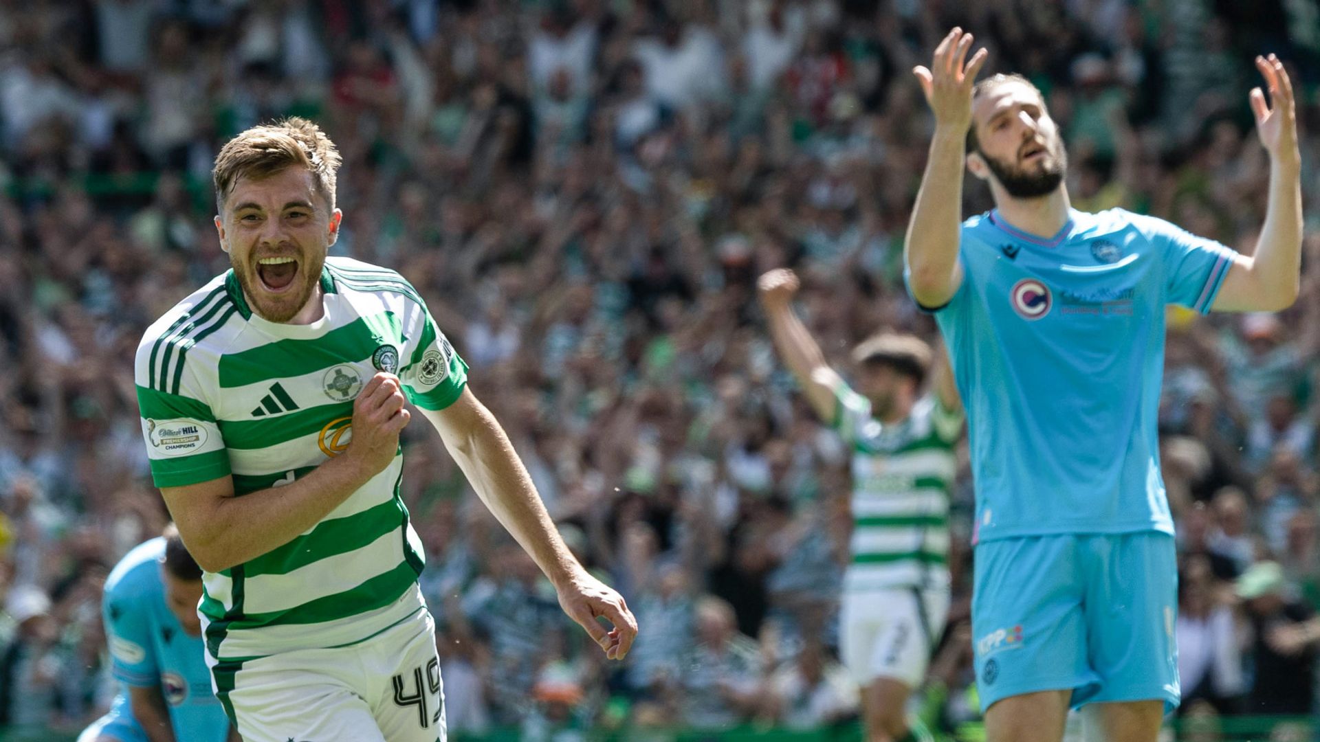 Forrest scores landmark goal to earn Celtic draw on trophy day
