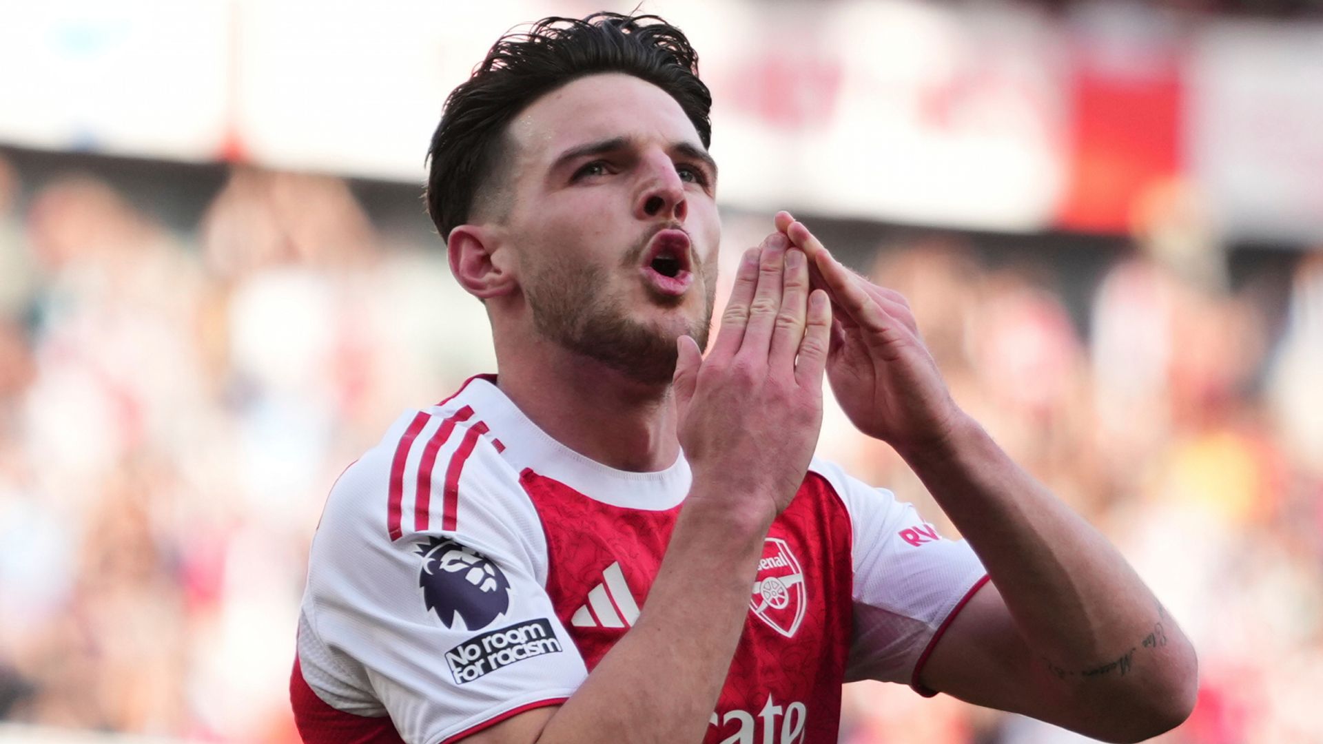 Rice a fitting match-winner for Arsenal as Everton give Goodison send-off