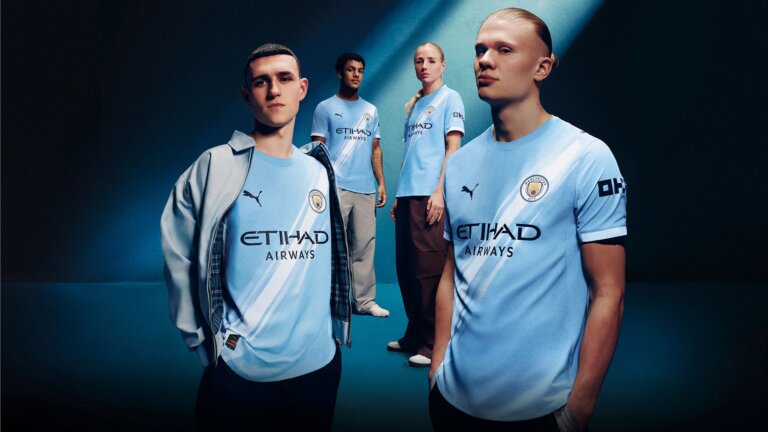 Football kits 2025/26: Man City release new home kit