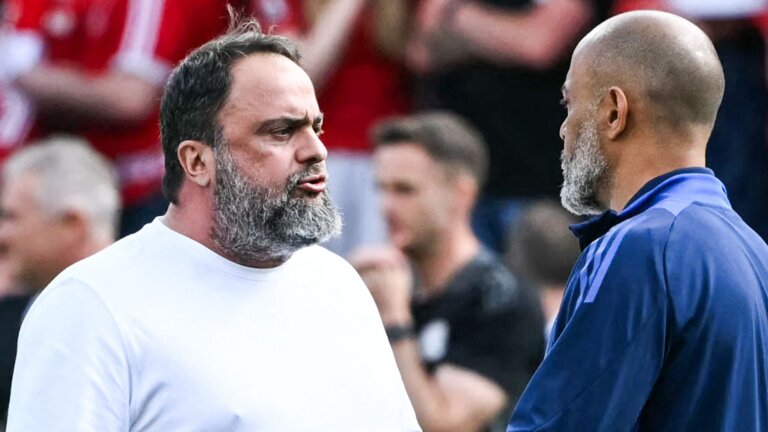 Nuno explains why ‘frustrated’ Marinakis came on pitch