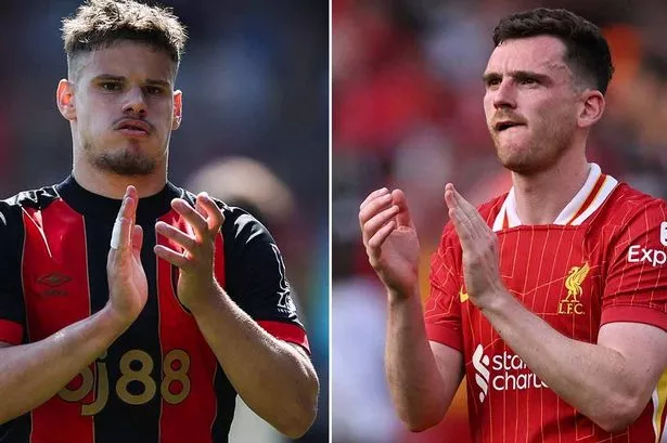 Andy Robertson sends defiant message to Milos Kerkez ahead of Liverpool transfer
