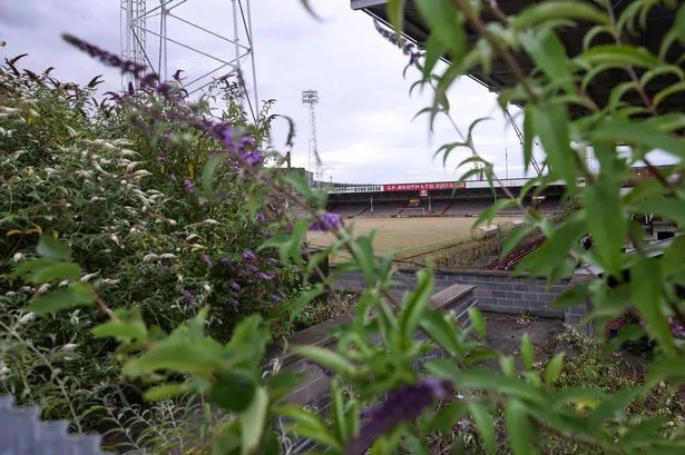 UK’s abandoned EFL stadium still standing and has sign showing how cheap football used to be