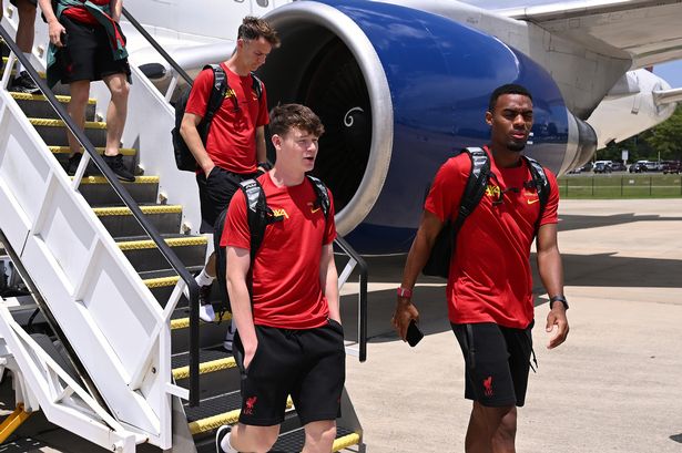 Liverpool star pictured with Reds transfer target after he’s spotted on Anfield visit