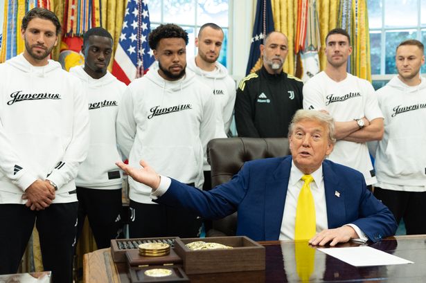 Juventus star breaks ranks and speaks out on awkward Donald Trump visit