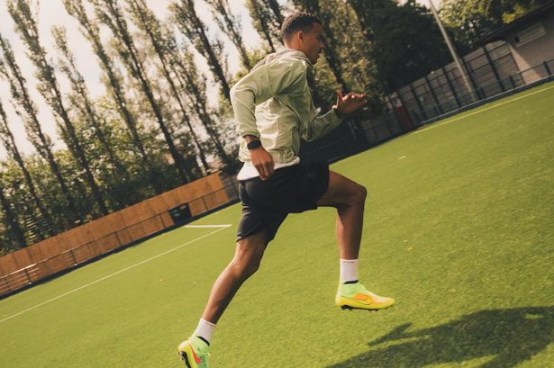 Former Man Utd striker Mason Greenwood returns to Manchester for training session