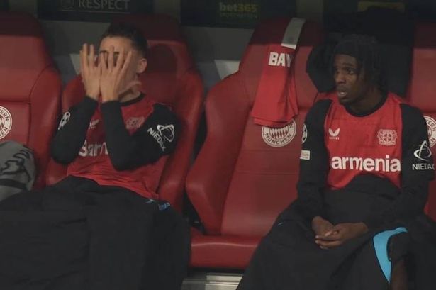 Florian Wirtz’s reaction on bench says it all about Liverpool’s £116m record buy