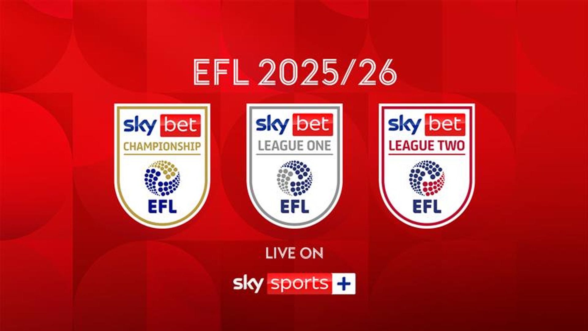 EFL on Sky Sports+ | Every game live on opening weekends