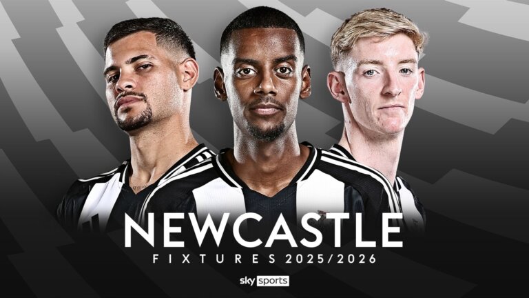 Newcastle fixtures: Howe’s side travel to Aston Villa for opener