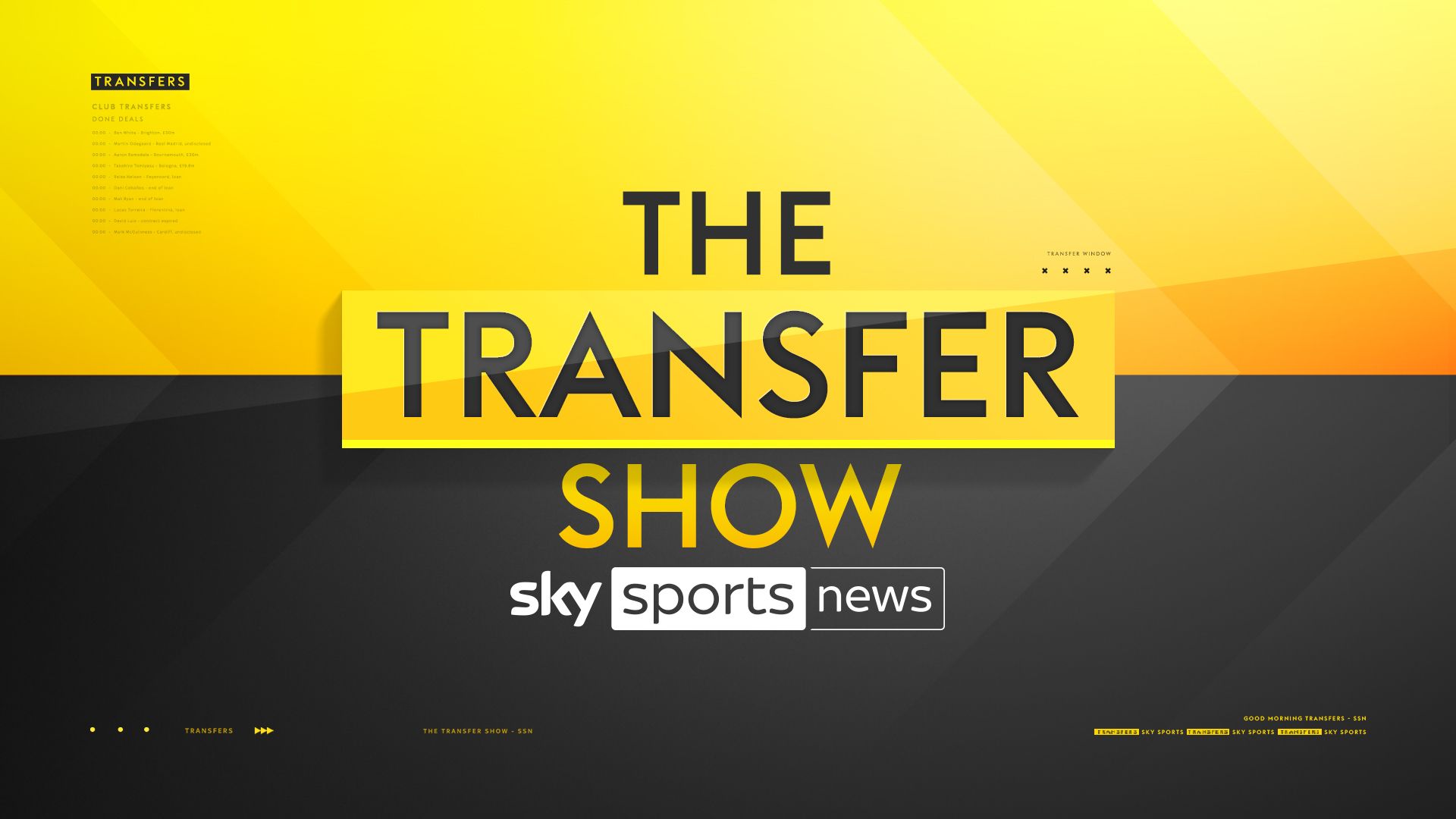FREE STREAM: The Transfer Show LIVE!