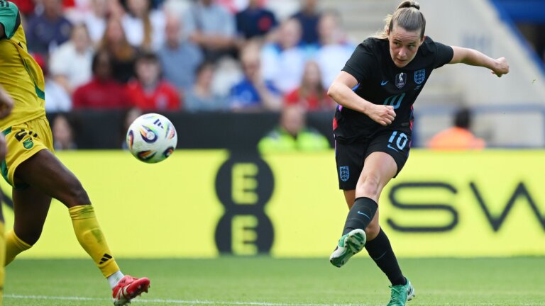 Toone at the double as England thrash Jamaica in Euros warm-up