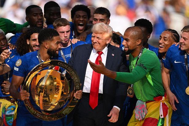Chelsea lifted fake Club World Cup trophy and Donald Trump is to blame