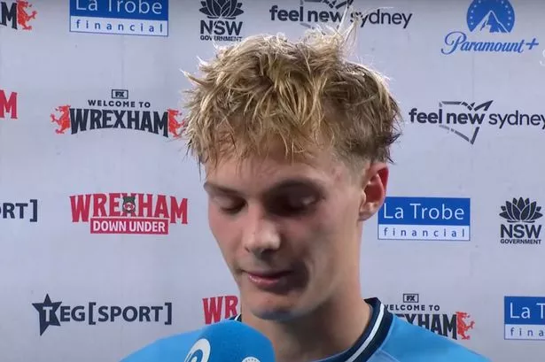 Sydney FC youngster broke down crying as difficult Wrexham question saw boss hit out