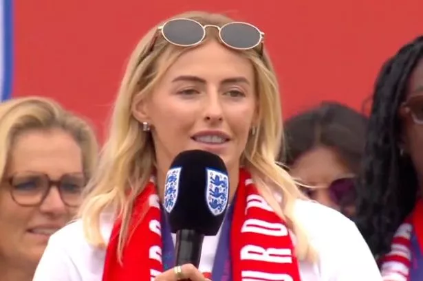 Lionesses hero Chloe Kelly drops F-bomb on live TV during Euros victory parade
