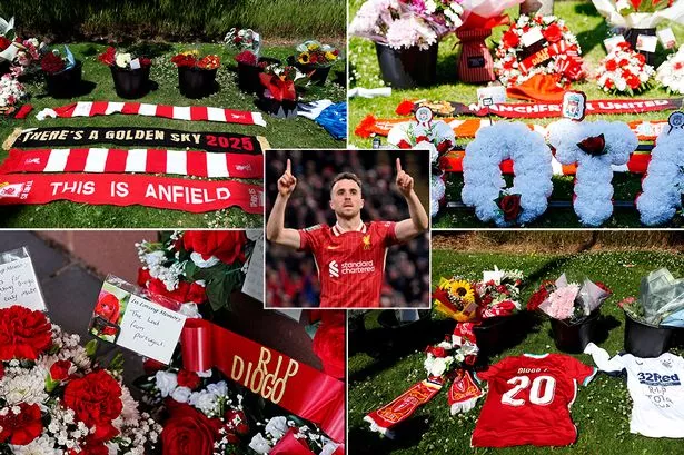 Steven Gerrard pays tribute to Diogo Jota as Liverpool fans honour star after death