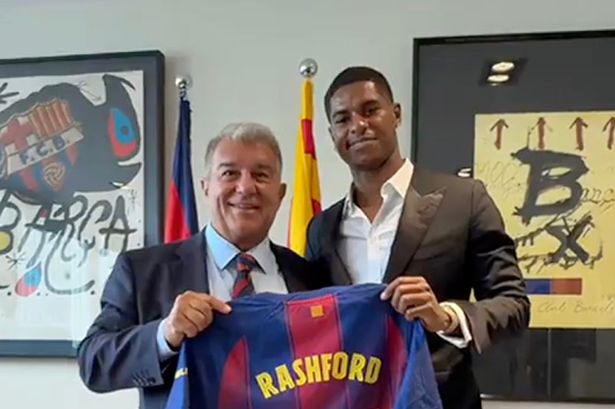 Marcus Rashford handed iconic Barcelona shirt number after completing Man Utd exit