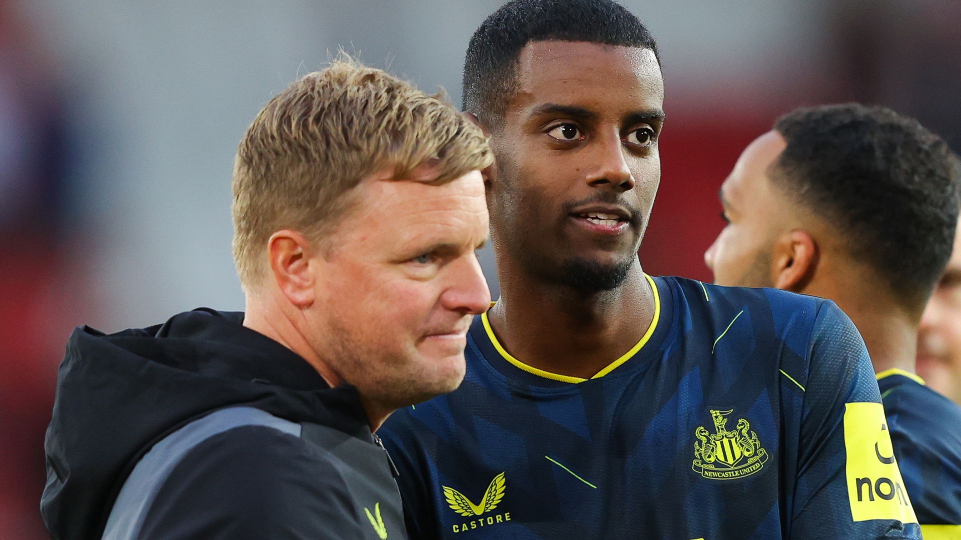 Howe 'hopeful' Isak will stay at Newcastle but admits future is uncertain