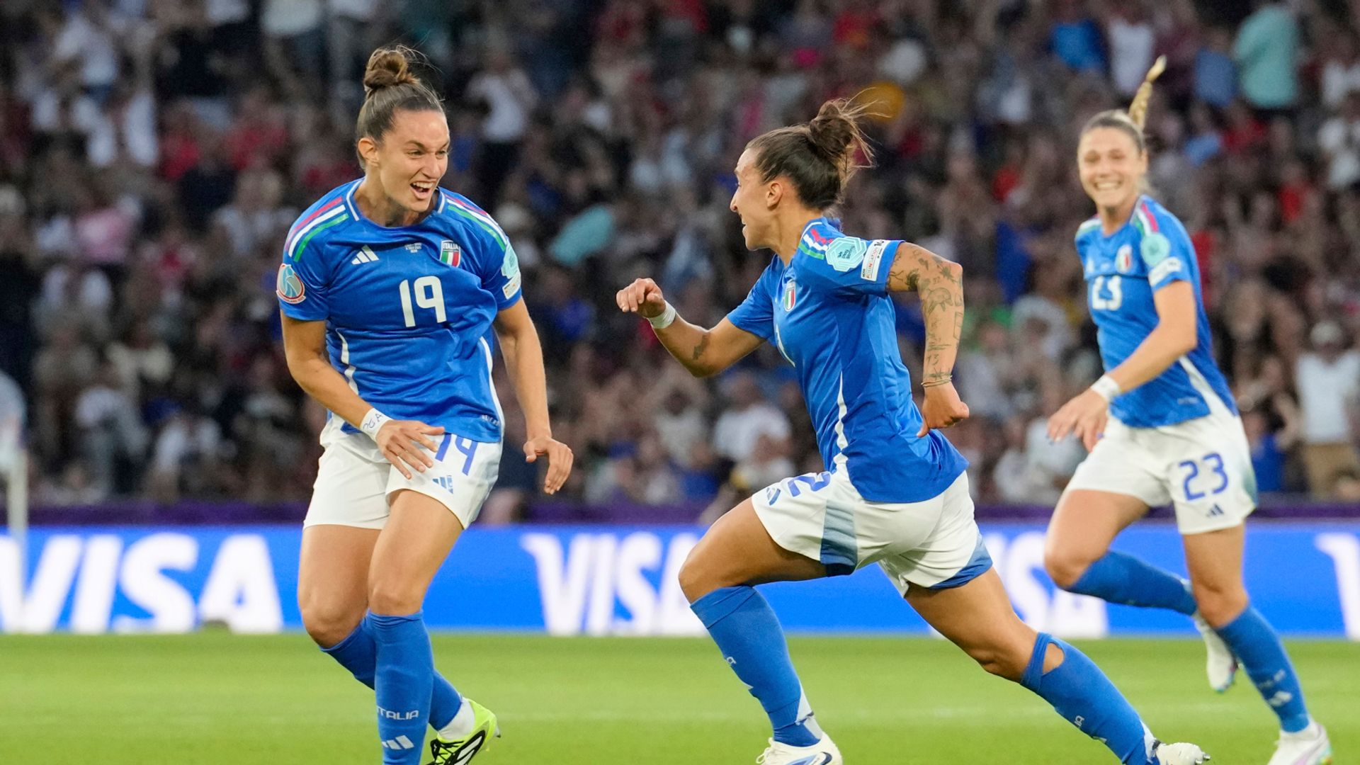 Women's Euros: Italy join Spain in QFs despite defeat as Portugal knocked out