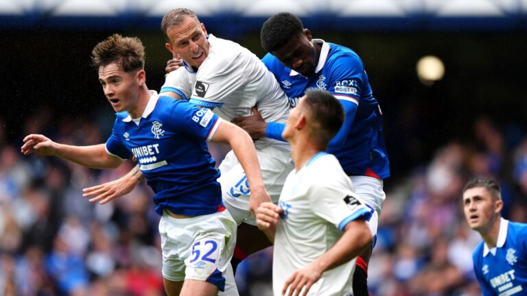 Rangers battle to draw with Brugge in first friendly of Martin era