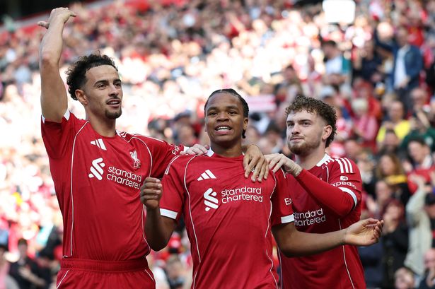 Rio Ngumoha sends Arne Slot message he can’t ignore as Liverpool wonderkid makes Kop impact