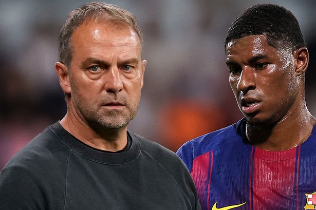 Marcus Rashford faces Barcelona registration nightmare as boss Hansi Flick hits out