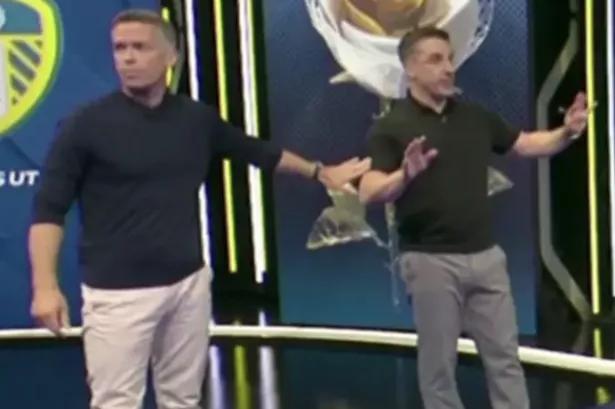 Gary Neville caught on Sky Sports ‘hot mic’ saying what he really thinks about Leeds fans