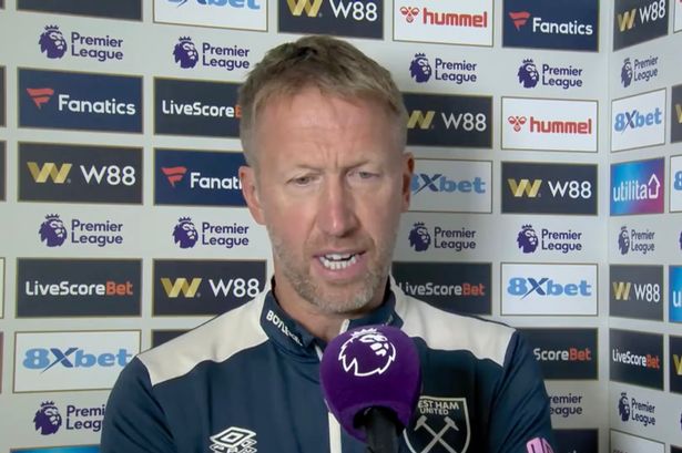 Graham Potter lets rip at West Ham players after opening day embarrassment