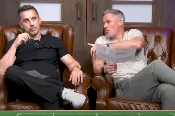 Jamie Carragher makes Mikel Arteta ‘points won’ dig at Gary Neville’s Prem predictions