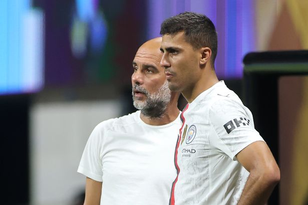 Manchester City boss Pep Guardiola confirms Rodri injury setback and comeback plan