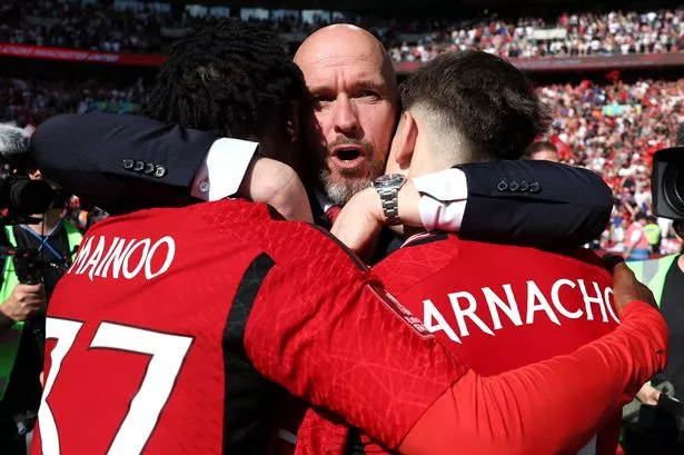 Erik ten Hag has sent Ruben Amorim clear message over Kobbie Mainoo and Alejandro Garnacho