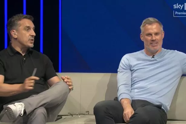 Jamie Carragher immediately mocks Gary Neville after Man Utd’s Carabao Cup exit