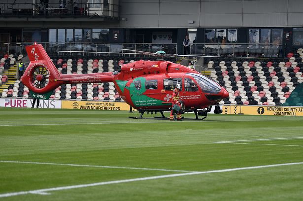 Club issues update after fan taken to hospital by air ambulance prior to EFL clash