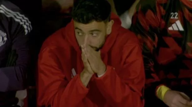 Bruno Fernandes’ reaction says it all as Man Utd suffer Grimsby Carabao Cup humiliation