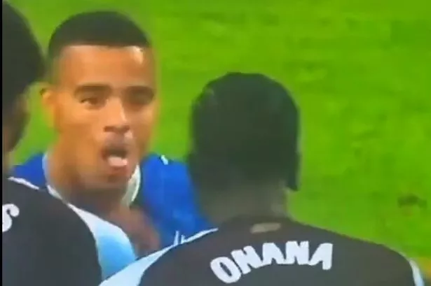 Mason Greenwood left Aston Villa players furious after he ‘SPAT’ at Amadou Onana