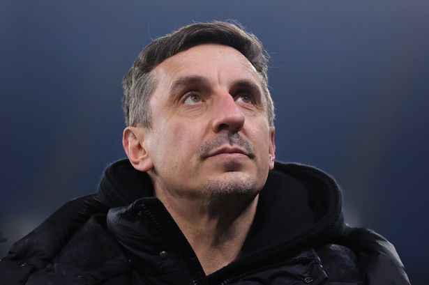 Gary Neville trolled by Salford City rivals after watching opening day defeat