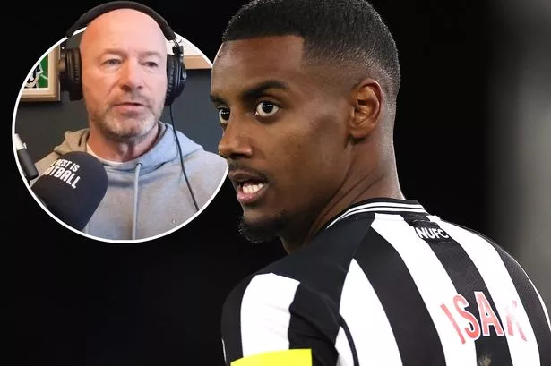 Alexander Isak to Liverpool swap transfer proposal has Alan Shearer rolling his eyes