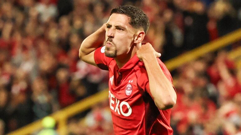 Aberdeen net late equaliser against FCSB as Mulligan gives Hibs a lifeline