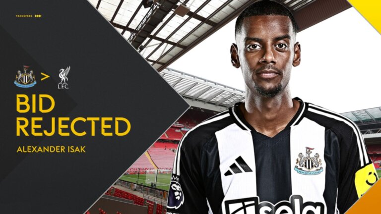 Isak due back in Newcastle today after Liverpool bid rejected