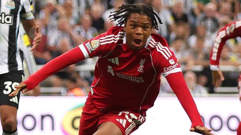 100th-minute winner! Ten-man Newcastle stunned by Liverpool teen Ngumoha