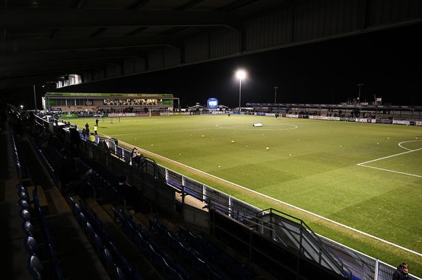 National League match abandoned in stoppage time after sickening collision between players