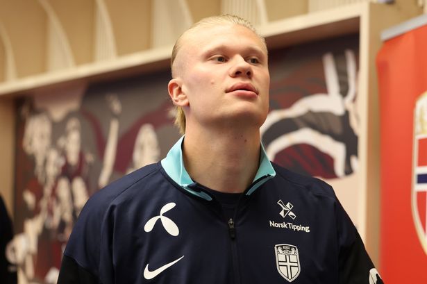 Erling Haaland jokes Arsenal star is to blame after being left needing stitches