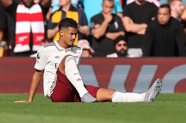 Mikel Arteta issues new William Saliba injury update with Arsenal star ruled out vs Forest